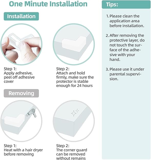 Table corner / Sharp edge furniture protector for kids