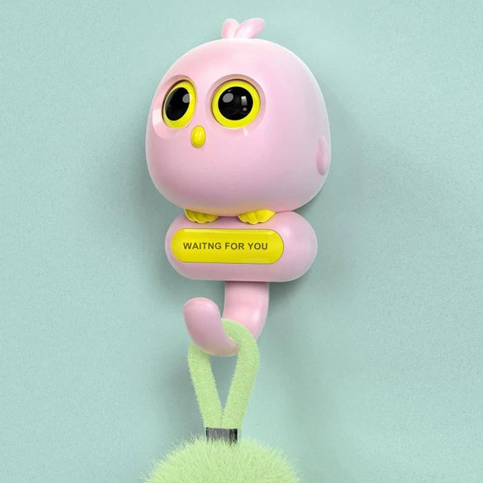 Blinking cute Cat & Owl Wall Hooks -