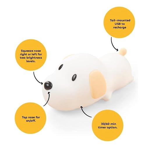 Silicon LED Night Lamp for Kids - PUPPY