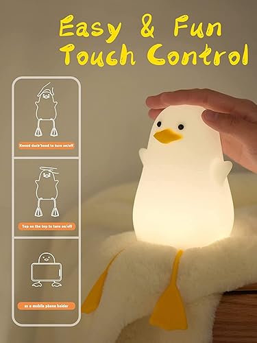 Silicon LED Night Lamp for Kids - DUCKLING