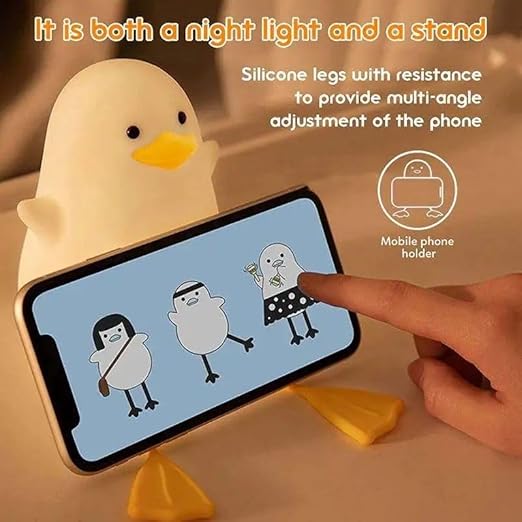 Silicon LED Night Lamp for Kids - DUCKLING