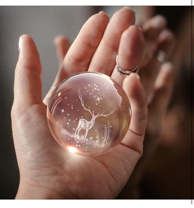 3D Crystal Ball Night Lamp