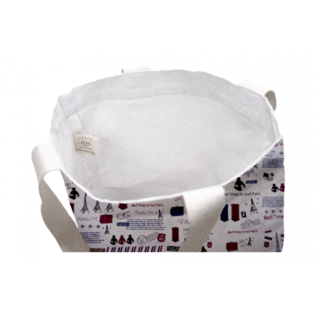 Printed Cotton Canvas Tote Bag