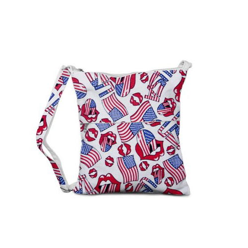 Printed Cotton Canvas Cross-body Sling Bag