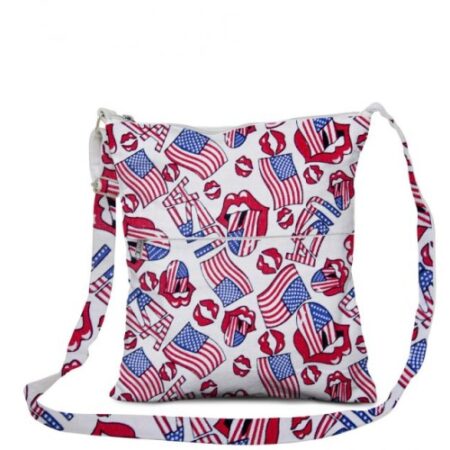 Printed Cotton Canvas Cross-body Sling Bag